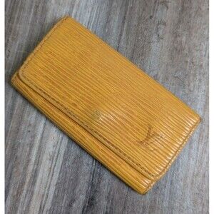 Louis Vuitton Epi Multicles Leather 4 Ring Key Case Yellow